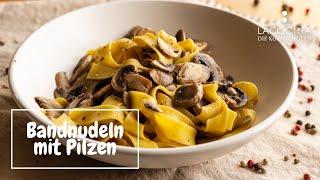 Cremige Pilz-Pasta – So einfach machst du Bandnudeln mit Pilzen! | La Cocina