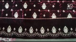 Bridal Vicky razai set 14 pice staff 4 payal shnel full VIP fancy embroidery