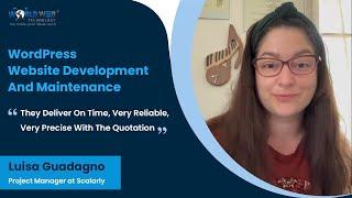 Luisa Guadagno, Project Manager at Scalarly, shares her experience with World Web Technology