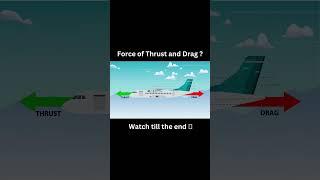 Force of Thrust and Drag? Watch till the end  #aviationshorts #aviation #aviationschool