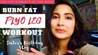 Plyo Leg Day | Heavy HIIT Leg Workout | Fat Burning Workout | Kanzah Syed