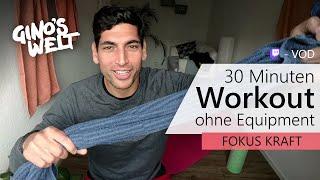 30 Minuten Kraft Workout zum Mitmachen | Gino Singh Homeworkouts