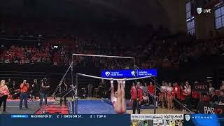 Jade Carey Bars Oregon State vs Utah 2023 9.950