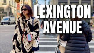 NEW YORK CITY Walking Tour [4K] - LEXINGTON AVENUE