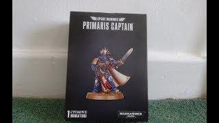 Primaris Captain Unboxing and Model Review