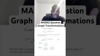Tricky Graph Transformations #mathswithdan #shorts #alevelmaths #math #edexcel #aqa #maths