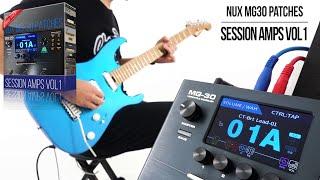 Session Amps vol1 Amp Pack for NUX MG-30 | Playthrough (9 High Quality Amp Match)