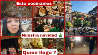 Así fue nuestra navidad Quien llegó ?Todo esto cocinamos