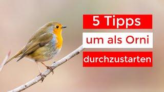 So wirst du 2021 ein besserer Ornithologe | 5 Tipps