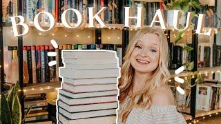 BOOK HAUL \\ all the books i've bought recently  fantasy, thrillers, booktube & booktok favorites!