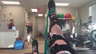 4 Weeks Post Operation - Patellar Tendon Rupture