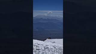 Find another place on Earth not in Arequipa where you can see eruption of 2 volcanos from 6000+ m