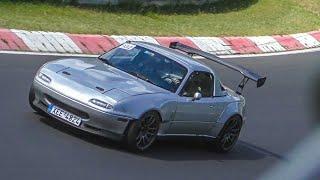 Crazy Fast Mazda Miata LFX V6 on the Nurburgring!