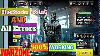True Settings For BlueStacks %500 Fix Lags And All Errors COD Warzone mobile 