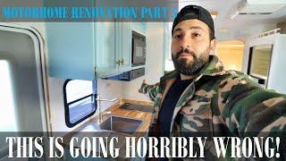 I FOUND A CATASTROPHIC PROBLEM WITH MY RV MOTORHOME RENOVATION