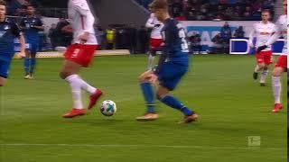 Yussuf Poulsen backheel pass vs Hoffenheim HD 1080p