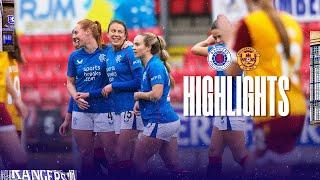 HIGHLIGHTS | Rangers Women 2-0 Motherwell | 06 Oct 2024