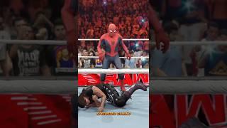Spiderman vs Dominic |Wwe2k24|wwegame|spidermanfight| #spiderman #wwe2k24 #wwe2k23 #wweraw #wwe2k