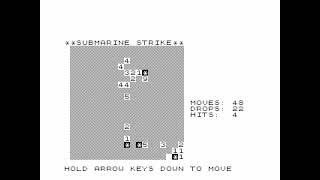 Submarine Strike (longplay) for the ZX81