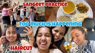 Too much is happening Sangeet practice