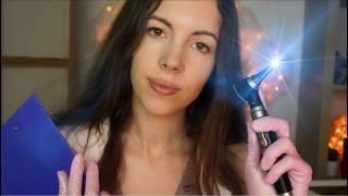 Relaxing ASMR Cranial Nerve Exam & Ear Cleaning 