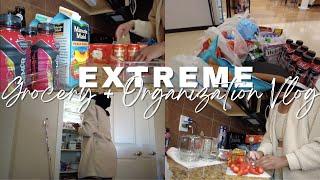 EXTREME Grocery Shop + Reorganization Vlog | Making Your Space Feel Luxury! *Installing Lights!*