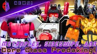 4ft Tall Metroplex Price Revealed, Core Class Predaking, and DX9 Sideweipe!!