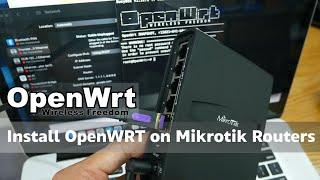 Install OpenWRT on Mikrotik routers - Mikrotik HAP AC2