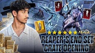 The Reaper’s blessing ultimate set crate opening 35,000 uc luckiest crate opening bgmi