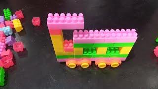 ASMR Building Blocks Lego // Satisfying how to make Train