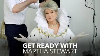 Martha Stewart Gets Ready for Her Halloween Cover Shoot