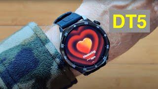 DTNo.1 DT5 Bluetooth Calling 4GB Music IP68 Fashion Design Smartwatch:  Unboxing & 1st Look