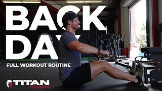 Complete Back Day Workout Routine (Sets and Reps) | Titan Fitness