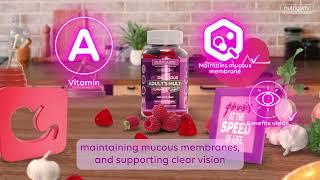 Supliment alimentar Adult Multi Vitality Gummies, Nutrigums