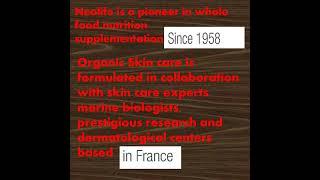 NUTRIANCE ORGANIC SKIN CARE'S COUNTRY & START YEAR OF MANUFACTURE FOR THE NEOLIFE NUTRITIONALS