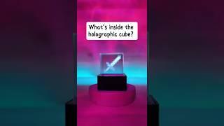 What’s inside the holographic cube? #cube #holographic #homedecor #technology #gift #fyp