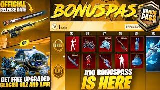 A10 Bonus Pass In 300 UC |Get free Extra Rewards |Release date |PUBGM