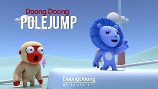 Toy scoffs at Doong Doong who does the high jump splendidly.