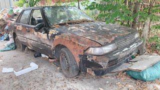 Restoration Car TOYOTA CORONA rusty - Repair manual Comprehensive restore old cars - Part 1