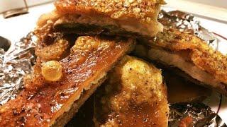 PORK BELLY!!! EASIEST!!!CRISPIEST!!! JUICIEST PORK BELLY RECIPE!!! LECHON!!!