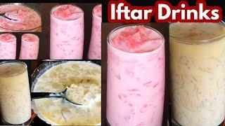 2 Refreshing Iftar Drinks Ramadan Special / Refreshing Summer Drinks / Iftar Special Juice Recipes