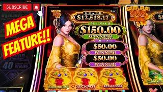 ANOTHER MEGA FEATURE: Viewer's Request Samurai 888 vertical #casino #slots #2023 #2024 #4k