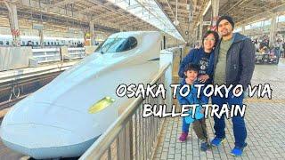 Over 3 Hours Travel From Osaka to Tokyo via Hikari Shinkansen or Bullet Train