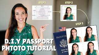 HOW TO MAKE YOUR OWN PASSPORT SIZE PHOTOS FOR FREE | TAKING & PRINTING THEM | DIY TUTORIAL 