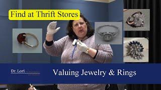 Valuing Antique Diamond & Amber Rings by Dr. Lori