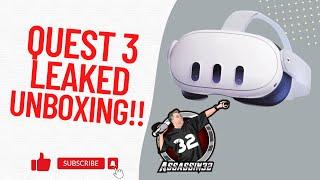 Quest 3 Unboxing Breakdown!! #oculus #quest3 #spreadvr #meta #vrnews #vr #unboxing