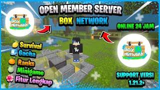 SERVER MCPE VERSI 1.21.2+ TERBARU !! BOX NETWORK - BANYAK MINIGAMENYA COY 