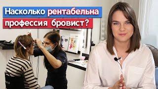 Выгодно ли быть бровистом? / Сколько зарабатывает бровист?