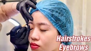 Hairstrokes Eyebrows # 1 | iBrows Academy | David Nguyen