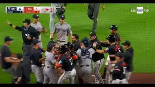 Yankees / Orioles Bench Brawl Fight! July 12, 2024